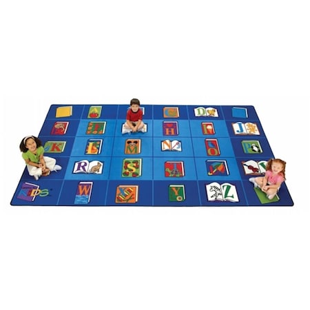 Carpets For Kids Reading by the Book Seating 5.83 ft. x 8.33 ft. Rectangle Rug CA61905